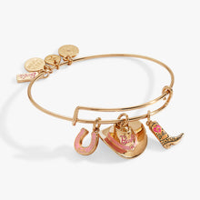 Load image into Gallery viewer, Barbie™ Western Trio Charm Bangle - Alex and Ani
