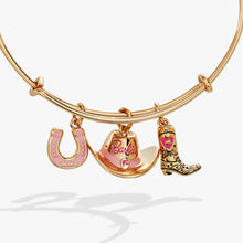 Load image into Gallery viewer, Barbie™ Western Trio Charm Bangle - Alex and Ani