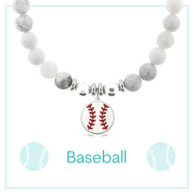 Load image into Gallery viewer, Baseball Charm Bracelet -  TJazelle HELP Collection