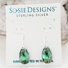 Load image into Gallery viewer, Crystal Briolette Earrings - Erinite Shimmer