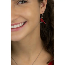 Load image into Gallery viewer, Anastasia Crystal Cardinal Earrings - Anne Koplik