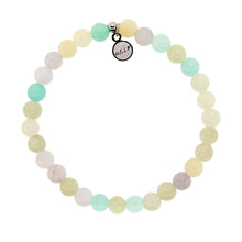 Load image into Gallery viewer, Be Electric Stacker with Green Yellow Jade -  TJazelle HELP Collection