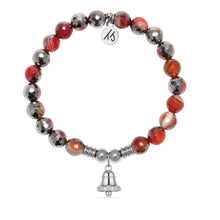 Load image into Gallery viewer, Silver Bells Infinite Steel Charm Bracelet  - TJazelle Holiday Collection
