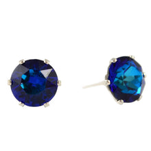 Load image into Gallery viewer, Bermuda Blue Mini Bling Earrings - JoJoLovesYou