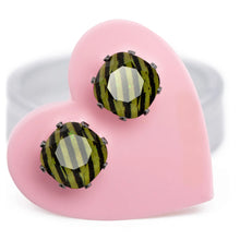 Load image into Gallery viewer, Beetle Juice Mini Cushion Earrings - JoJoLovesYou