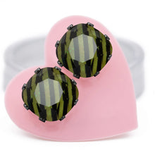 Load image into Gallery viewer, Beetle Juice Cushion Earrings - JoJoLovesYou *Limited Edition*