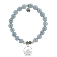 Load image into Gallery viewer, "Hammered Wave" Silver Charm Bracelet - TJazelle