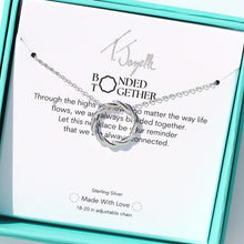 Load image into Gallery viewer, Bonded Together Silver Necklace - TJazelle