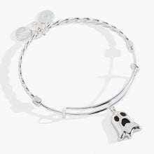 Load image into Gallery viewer, Ghost 'Only Here for the Boos' Textured Bangle - Alex and Ani