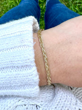 Load image into Gallery viewer, Braided Gold Estate Bracelet - 14K