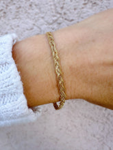 Load image into Gallery viewer, Braided Gold Estate Bracelet - 14K