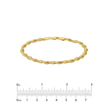 Load image into Gallery viewer, Braided Snake Chain Bracelet - 14K Yellow Gold