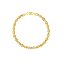 Load image into Gallery viewer, Braided Snake Chain Bracelet - 14K Yellow Gold