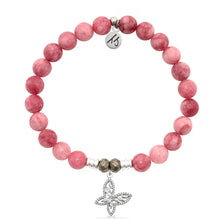 Load image into Gallery viewer, "Butterfly CZ" Silver Charm Bracelet - TJazelle