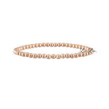 Load image into Gallery viewer, 4mm Rose Gold Beaded Bracelet