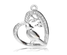 Load image into Gallery viewer, "Open Cardinal" Silver Charm Bracelet - TJazelle