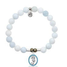 Load image into Gallery viewer, Seahorse Silver Charm Bracelet - TJazelle