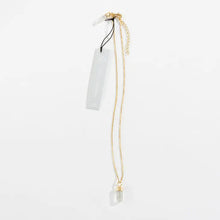 Load image into Gallery viewer, Clear Quartz Mini Pendulum Necklace