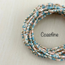 Load image into Gallery viewer, Coastline Seed Bead Bracelet