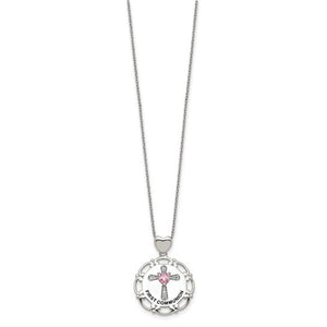 First Communion Necklace - Sterling Silver