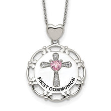 Load image into Gallery viewer, First Communion Necklace - Sterling Silver