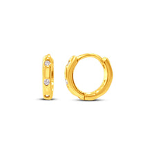 Load image into Gallery viewer, Confetti Tiny Huggie Hoops - Chloe and Lois (Child Size or Small Lobes)