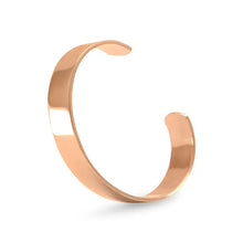 Load image into Gallery viewer, 12.5mm Polished Solid Copper Cuff Bracelet