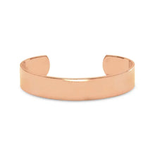 Load image into Gallery viewer, 12.5mm Polished Solid Copper Cuff Bracelet