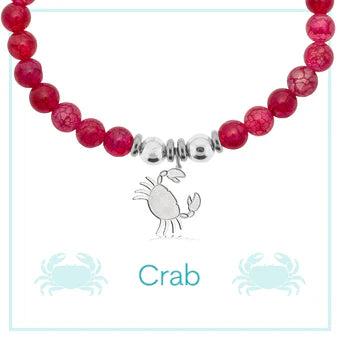 Crab Charm Bracelet - TJazelle HELP