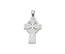 Load image into Gallery viewer, Irish Cross &amp; Necklace - Sterling Silver