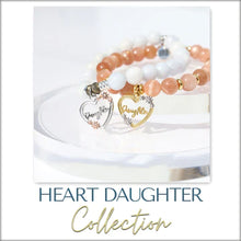 Load image into Gallery viewer, Daughter Heart Silver Charm Bracelet- TJazelle