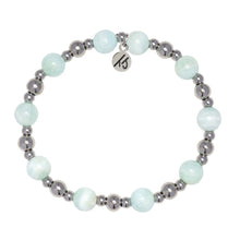 Load image into Gallery viewer, Hemimorphite Silver Day By Day Beaded Bracelet - TJazelle