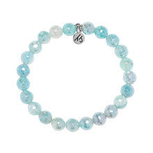 Load image into Gallery viewer, Aqua Agate Calming Stacker - TJazelle
