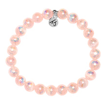 Load image into Gallery viewer, "Comfort" Pink Selenite Cats Eye Stacker - TJazelle