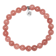 Load image into Gallery viewer, "Compassion" Strawberry Jade Stacker - TJazelle