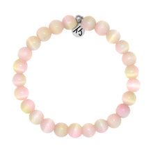 Load image into Gallery viewer, "Glow" Pink Champagne Cats Eye Stacker - TJazelle