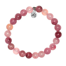 Load image into Gallery viewer, Pink Chalcedony "Grace" Stacker - TJazelle *retired stone*