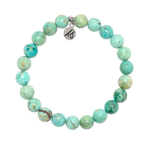 "Strength" Peruvian Turquoise Stacker - TJazelle