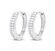 Load image into Gallery viewer, Luxe Hoops in Cotton Candy Opal - Chloe and Lois