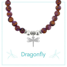 Load image into Gallery viewer, Dragonfly Charm Bracelet - TJazelle H.E.L.P