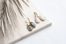 Load image into Gallery viewer, Moonstone Dea Drop Earrings - Lotus Jewelry