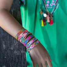 Load image into Gallery viewer, Electric Lady - Bali Friendship Bracelet