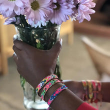 Load image into Gallery viewer, Electric Love - Bali Friendship Bracelet