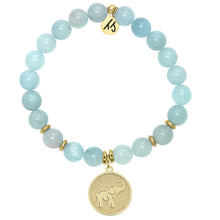 Load image into Gallery viewer, Lucky Elephant Gold Charm Bracelet - TJazelle