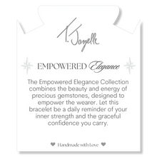 Load image into Gallery viewer, Cherry Jade with Silver Empowered Elegance Beaded Bracelet - TJazelle