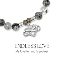 Load image into Gallery viewer, "Endless Love" Infinity Heart Silver Charm Bracelet - TJazelle