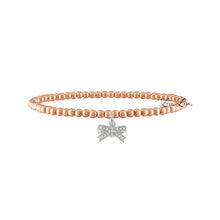 Load image into Gallery viewer, Sami Little Bow Bracelet: Gold / Boxy Bow