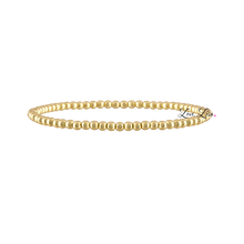 Load image into Gallery viewer, 3mm Gold Beaded Bracelet