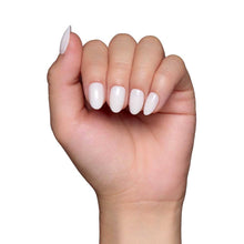 Load image into Gallery viewer, White Swan Press-On Nails | Short Oval Solid Holiday Nails