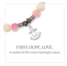 Load image into Gallery viewer, Faith, Hope, Love Charm Bracelet -  TJazelle